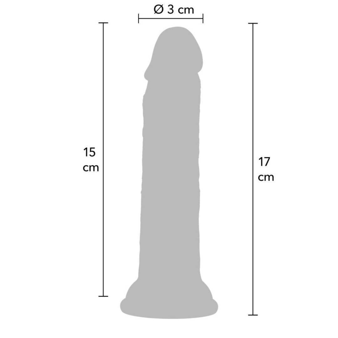 Realistic penis 17 cm