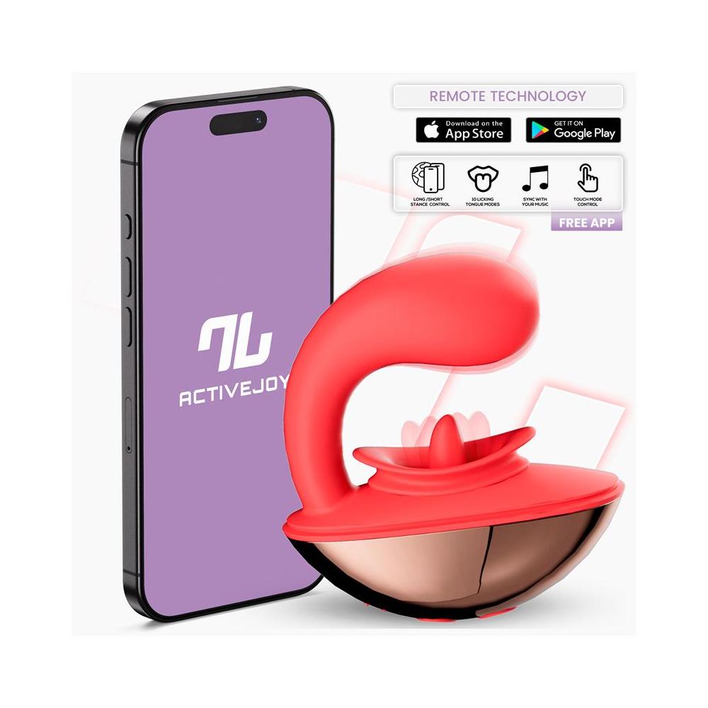 Vibratore Licking e Punto G + APP