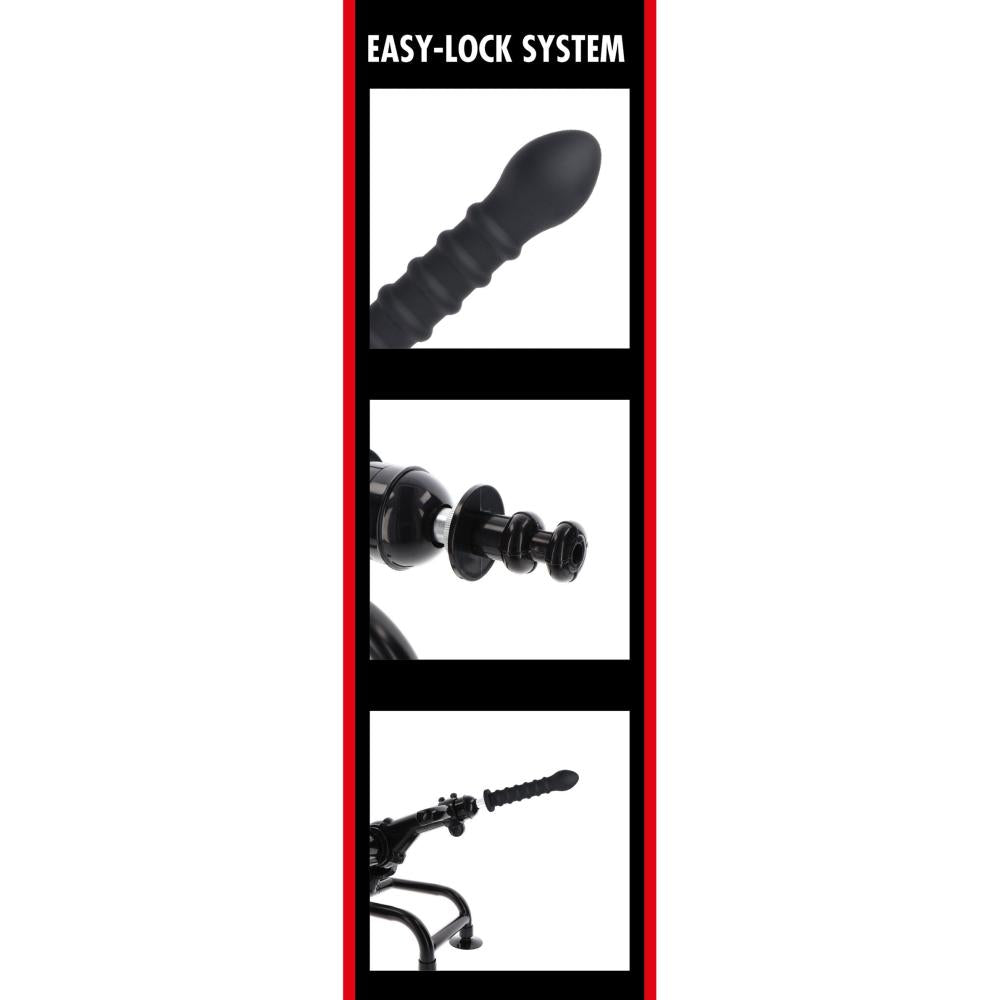 Dildo a coste easy-lock 19 cm