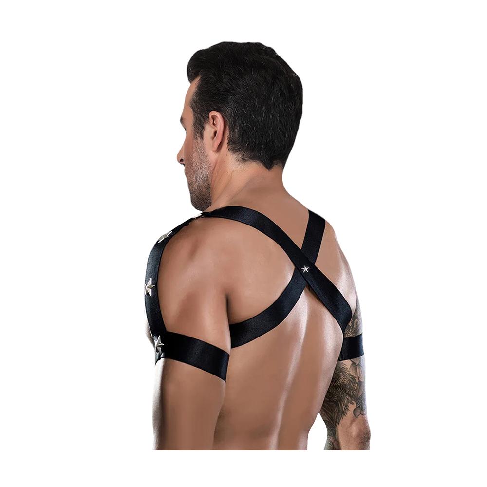 Harness Uomo in Ecopelle con Stelle