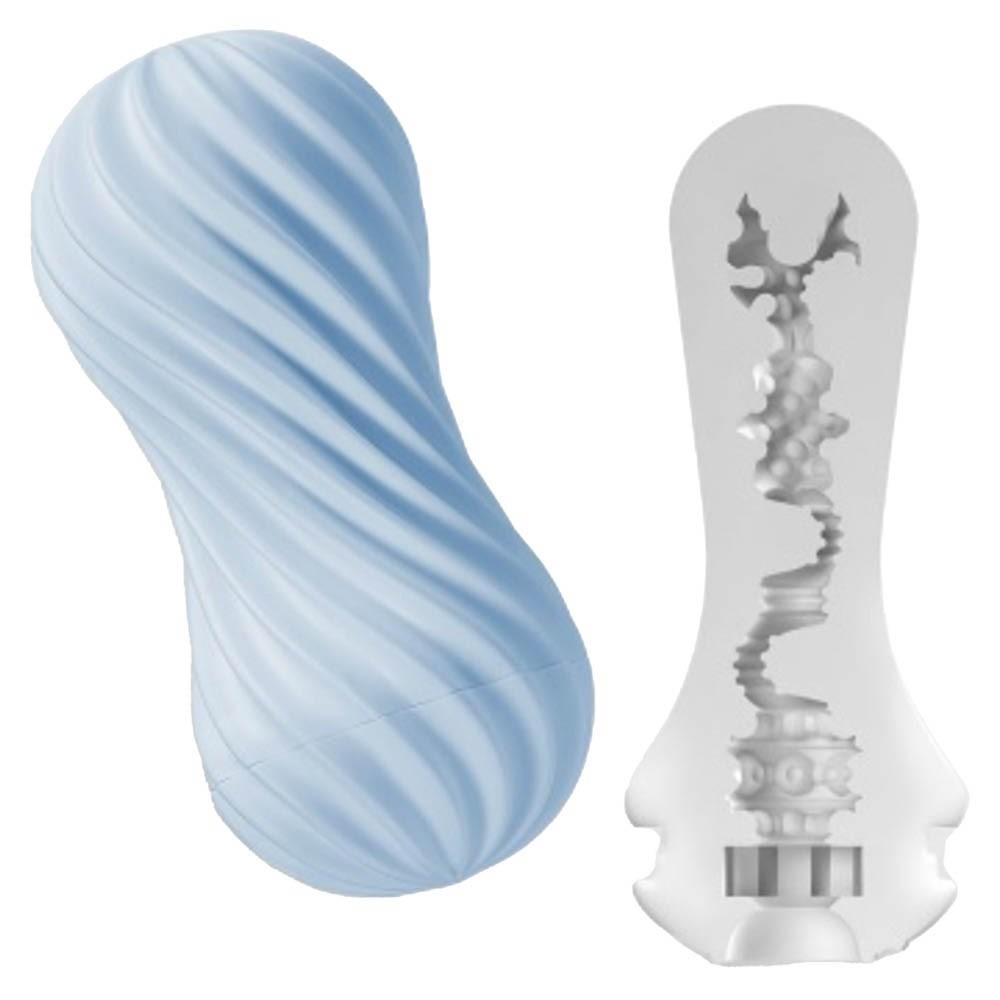 Tenga flex blu bollicine